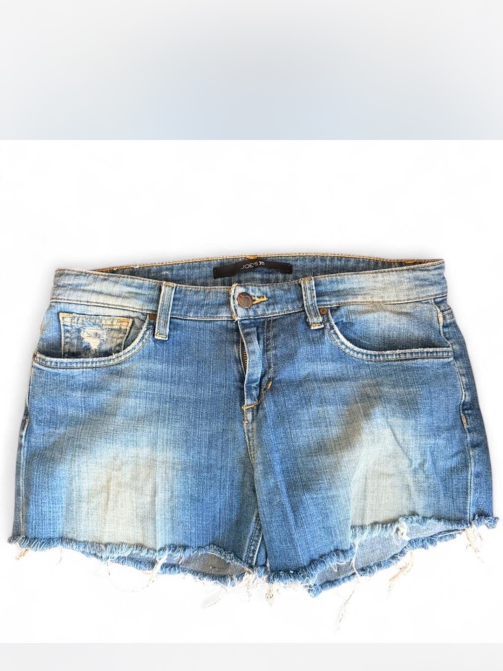 Joes Jeans Distressed Denim Women's Shorts - Light Blue